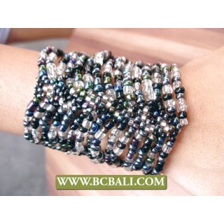 Expandable Seeds Multi Color Beading Elastic 