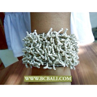 Grass Beads Multi Seeds Streched Bracelets