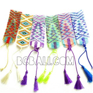 miyuki crystal beads bracelets tassels large size