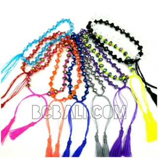 tassels bracelets beads crystal handmade designs