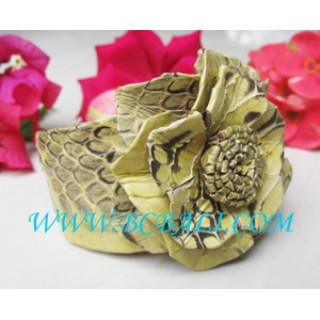 Leather Flower Snake Fashion Accessories