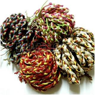 multi color leather hemp bracelets braids friendship