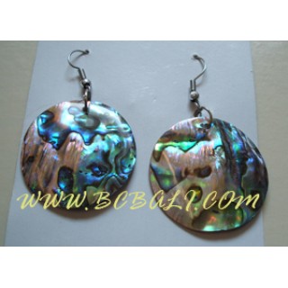 Abalone Shells earrings Organic Handmade