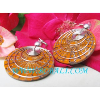 Earrings Resin Bali Design & Style