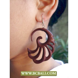 Bali Handmade Wooden Earring