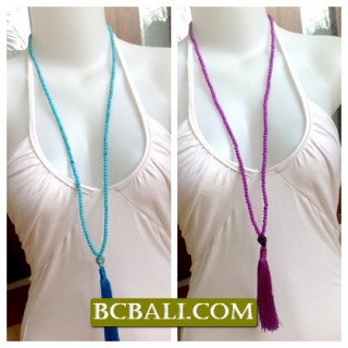 Fashion Necklaces Tasssel Seeds Bead