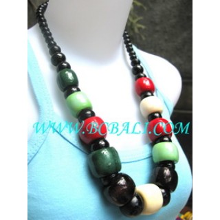 Seeds Bone Necklace Multi Color