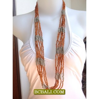 Beads Necklaces Stock BCB0002RDS