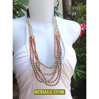 Lady Beads Strand Fashion Necklaces Handmade