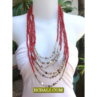 New Beads Necklaces Multi Strand Fashion Women