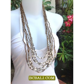 Necklaces Design Women Fashion Multi Strand