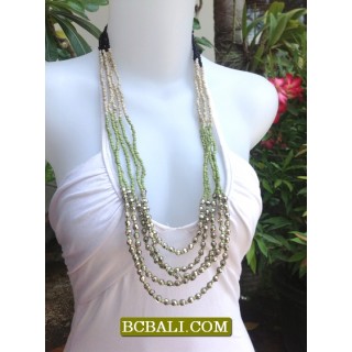 Woman Seed Beads Fashion Necklaces Handmade