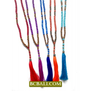 Bali Pendants Necklace Tassel