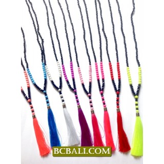 Bali Tassel Necklaces Beading