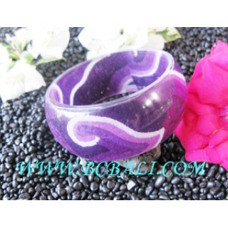 Batik Resin Fashion Bangle Ladies