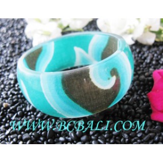 Glasses Resin Fashion Bangle