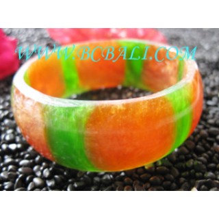 Resin Bangle Bracelets Medium 