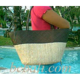 Beach Handbag Organic Straw