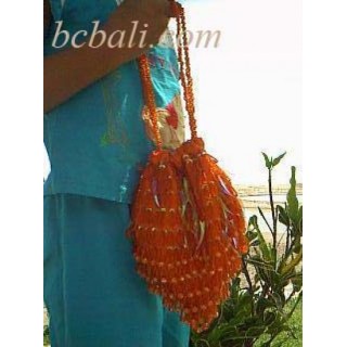 Handbag With Beads