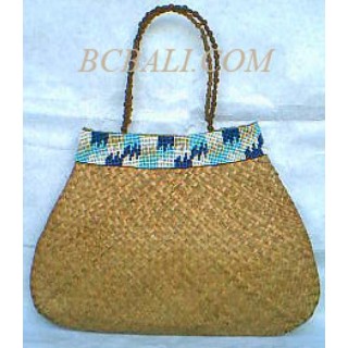 Handbags Rattan With Beads