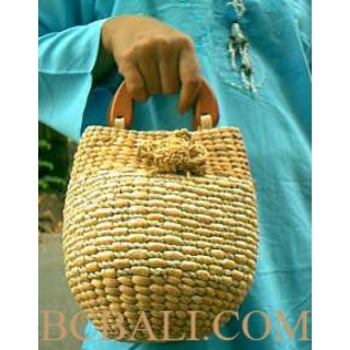 Handbags Seagrass Boll