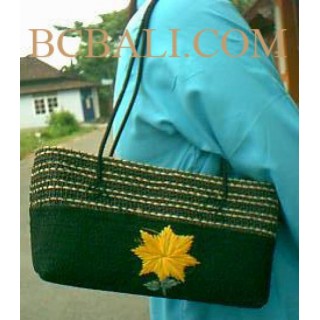 Handbags Sisal Handmade