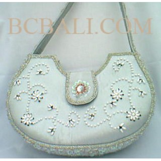 Oval Handbags Beads