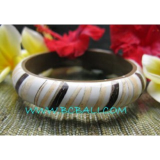 Coco Wooden Resin Bangles