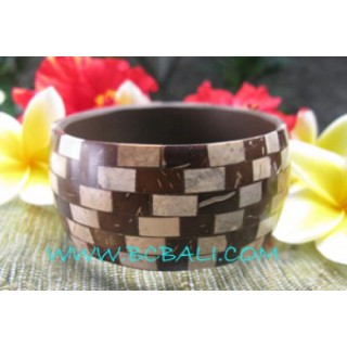 Large Coconut Resin Bangles