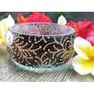 Natural Resin Batik Fashion Bangle