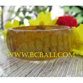 Resin Skin Snake Bangles