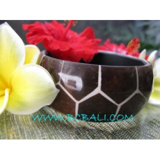 Wooden Coconut Resin Bangles