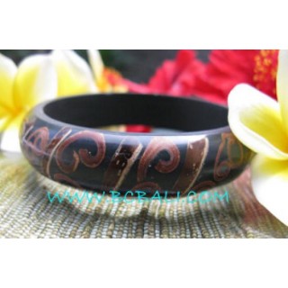 Wooden Resin Bangles Sinamon