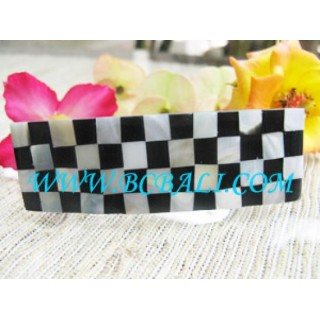 Hair Accessories Chess Motif