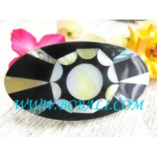 Shell Resin Barrette