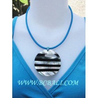 Circle Seshell Necklace Pendants