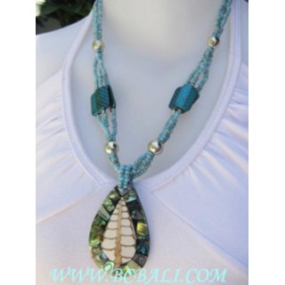 Glamour Paua Shell Pendants