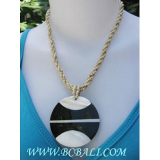 Lady Bead Shell Necklace Pendants