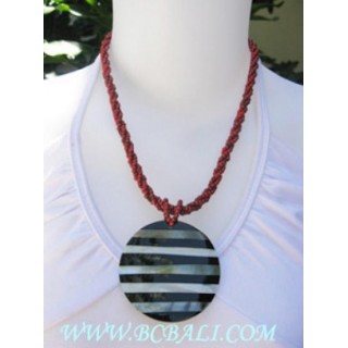 Round Choker Pendant