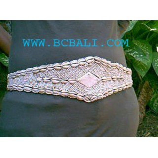 Sea Shell Belt With Beads