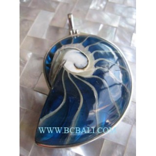 Nautilus Sea Shell Pendants