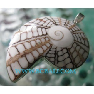 Pendant Shiva Silver Shells