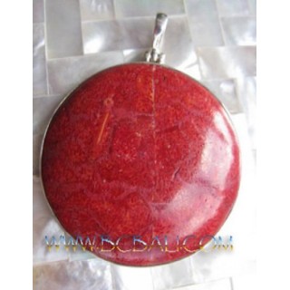 Red Coral Fashion Pendant