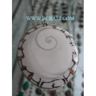 Shive Shell Silver Pendant