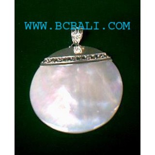 Silver Sea Shell Pendants