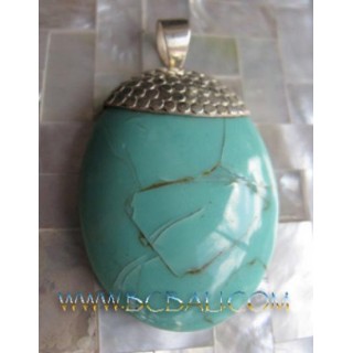 Silver Turquoise Pendant