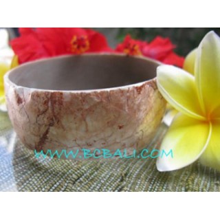 Bangles Resin Shells Natural