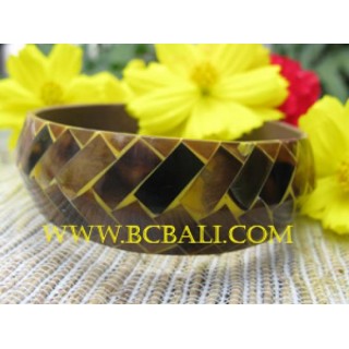 Fashion Shell Bangles Resin