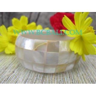 Pearl Shell Bangles Resin