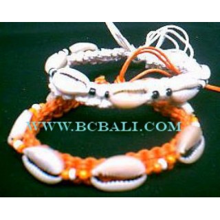 Straw Sea Shell Bracelets